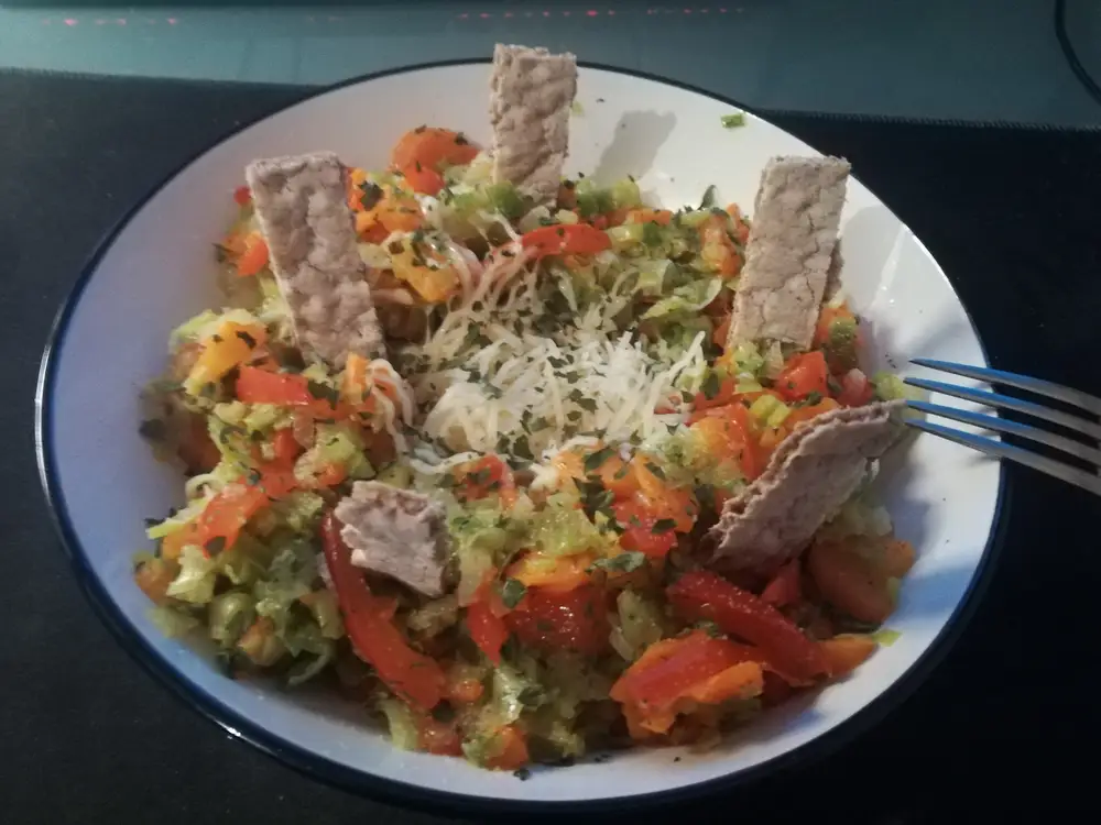 Purée et poulet