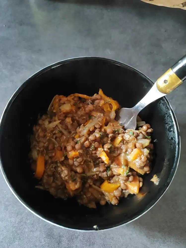 Purée et poulet